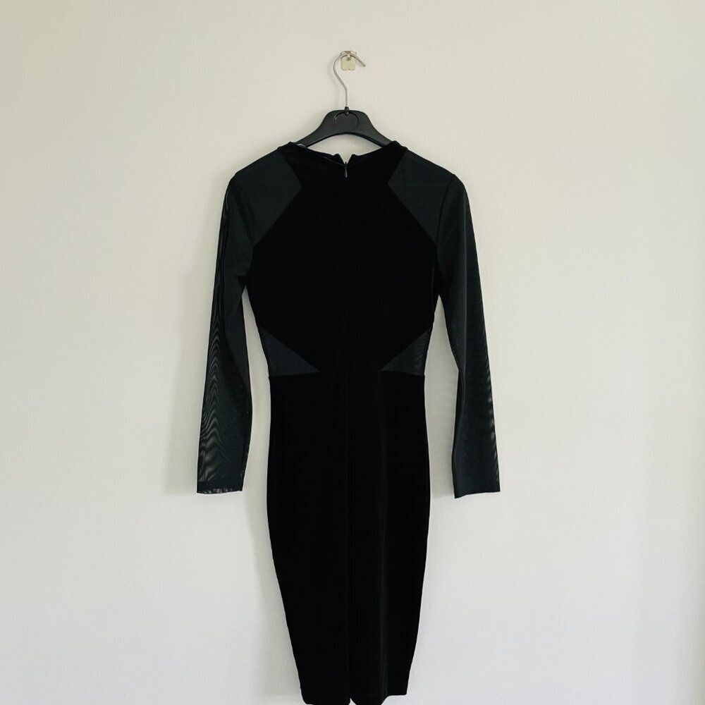 French Connection Woman Black Long Sleeve Dress Size US 4 - Picture 3 of 6